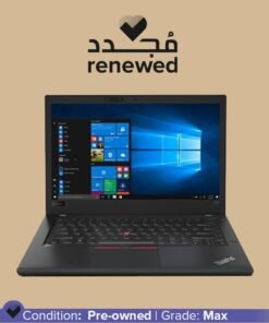 Lenovo Renewed - Thinkpad T480 Laptop With 14-Inch Display, Intel Core i7 Processor/8th Gen/16GB RAM/512GB SSD/Intel HD Graphics English Black