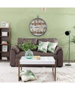 DANUBE HOME Balmond 3 Seater Fabric Sofabed Brown