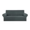 MTL Three Seater Stretch Sofa Cover Dark Grey 190x230cm