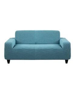 MTL Three Seater Stretch Sofa Cover Blue 190x230cm