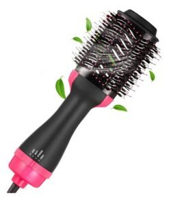 Arabest Electric Professional Hot Air Straight, Curling Hair Dryer Comb Black 34 x 7.5 x 5.5cm
