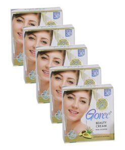 Goree 5-Piece Beauty Cream With Lycopene White 5 X 30grams