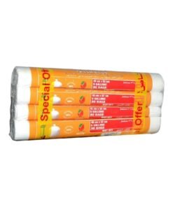 MAZAYAH 4 Rolls x 30-Piece Heavy Duty 5 Gallon Garbage Bag White 46x52cm