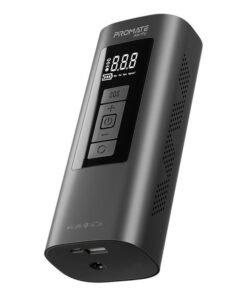 PROMATE Portable Air Compressor, 4-In-1 Compact Electric Air Pump With Power Bank, 150Psi, Led Light, Sos Function, Safety Hammer And Built-In Tpms For Car Tires, Usb-Powered Smartphones, Aerify