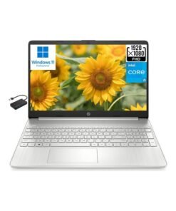 HP (Upgraded Version) 15-dy2795wm Laptop With 15.6-Inch FHD Display, Core i5-1135G7 Processor/16GB RAM/512GB SSD/Intel Iris Xe Graphics/Windows 11 / English/Arabic Silver