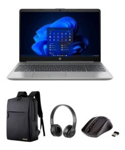 HP (Upgraded Version) 2023 Newest HP 250 G9 Laptop With 15.6-Inch Display, Intel Celeron N4500 Processor/4GB RAM/128GB SSD/Intel UHD Graphics/Windows 11 With Laptop Bag +Wireless Headphone And Mouse English Silver