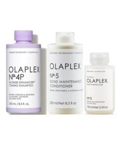 Olaplex No.4P Toning Shampoo 250ml, No.5 Bond Conditioner 250ml and No.3 Hair Perfector 100ml Bundles 600ml