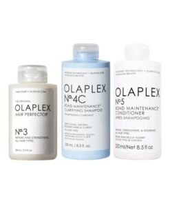 Olaplex No 3 Hair Perfector 100Ml No 4C Clarifying Shampoo 250Ml And No 5 Bond Conditioner 250Ml Bundles 600ml