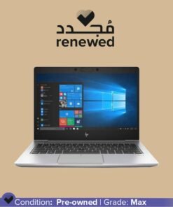 HP Renewed -  EliteBook 830 G6 Notebook With 13.3 Inch Display,Intel Core i7-8665U/16GB RAM/256GB SSD/Windows 10 English Metallic