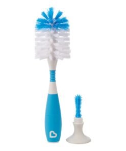 Alternative view of Munchkin Bristle Bottle Brush, Bristle Provide Cleaner Bottle, Easy Cleaning, With Detachable Teats Cleaning Brush, Clean Bottle For Safe Feed, Infant/Baby/Toddler/Kids - Assorted