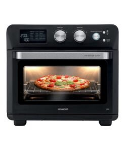KENWOOD 2 In 1 Air Fryer Oven Toaster Grill With Large Capacity Rotisserie Function For Frying Roasting Grilling Broiling Baking Browning Defrosting Heating 25 L 1700 W MOA25.600BK Black