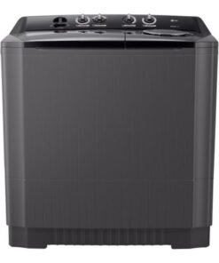 LG 14 Kg Twin Tub Washing Machine  Wind Jet Dry, Roller Jet, 3 Wash Programs 14 kg P2061NT Grey