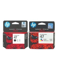 HP Pack of 2 HP 47 Original Ink Advantage Cartridge (6ZD61AE + 6ZD21AE) Black/Tricolor