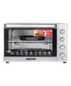 GEEPAS Multifunction Rotisserie Oven Adjustable Temperature Control With Timer Convection 120 L 2800 W GO34057 Silver