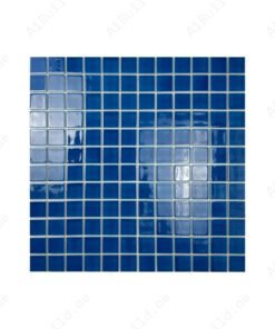 Oceanic Opal Series Ultra Marine Blue Crackle Porcelain Mosaic