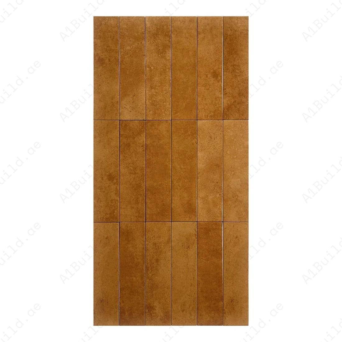 Orange Glossy Porcelain Artisanal Tile