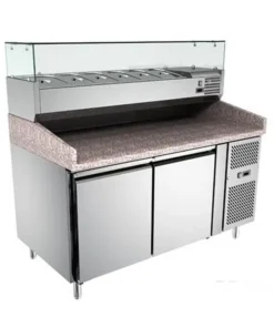 Pizza Refrigerator With Salad Bar