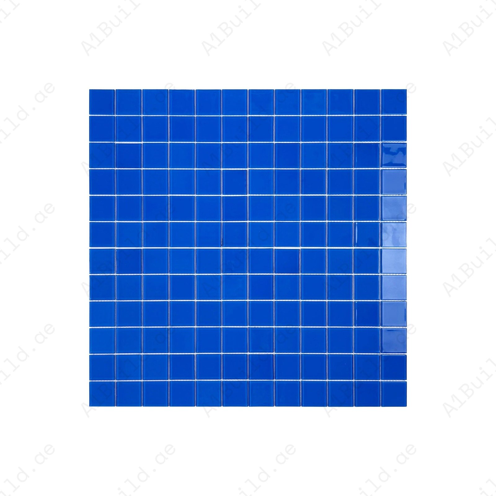 French Blue Crystal Glass Mosaic
