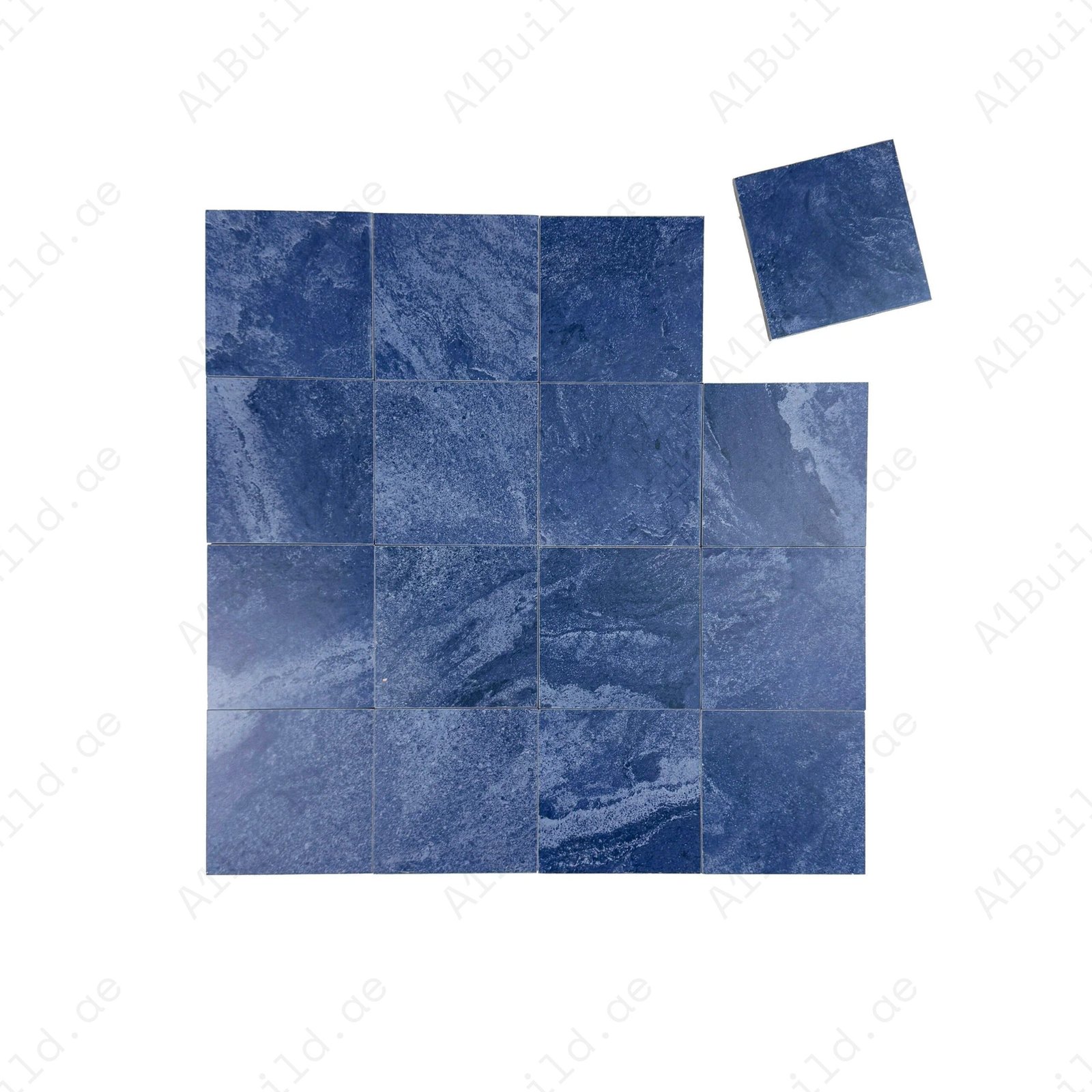Sukabumi Porcelain Tile Blue Pattern Porcelain Tile - Image 2
