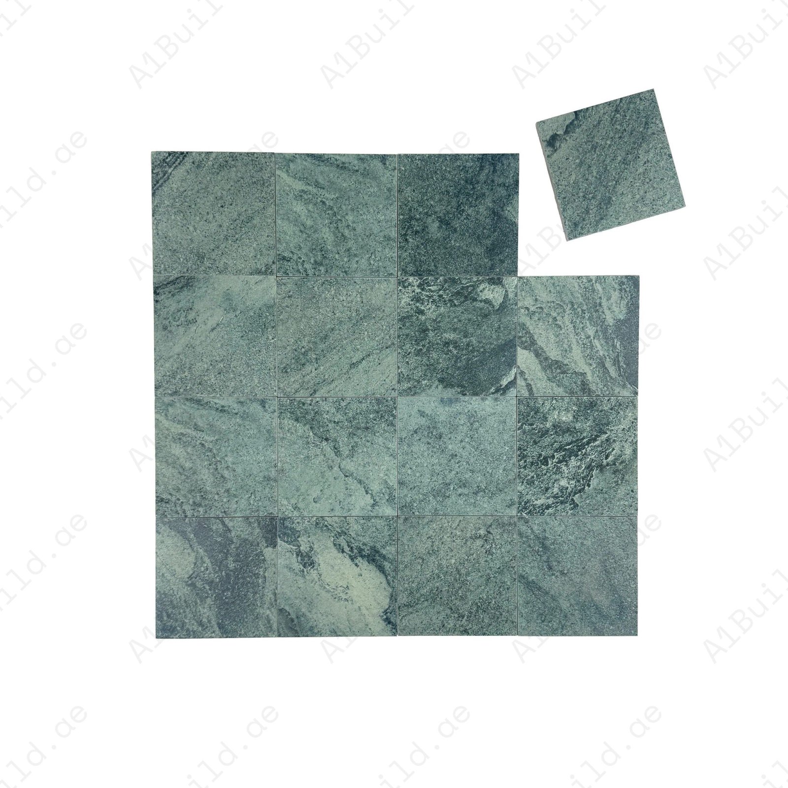 Sukabumi Porcelain Tile Green Pattern Porcelain Tile - Image 2