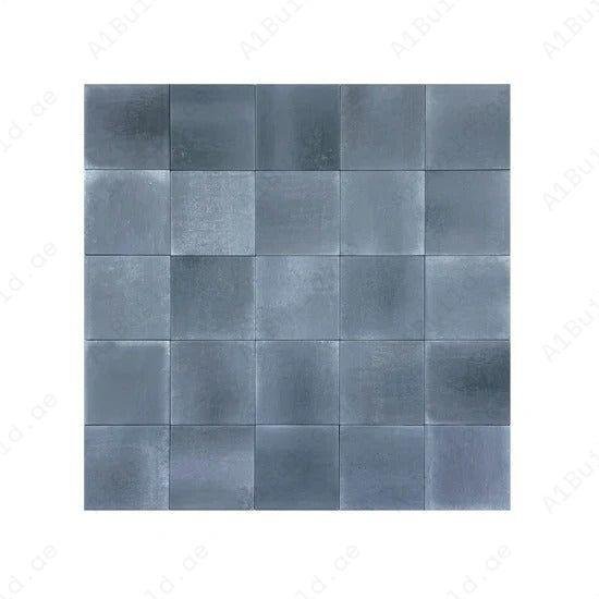 Dark Steel Gray Matte Porcelain Subway Artisanal Tile