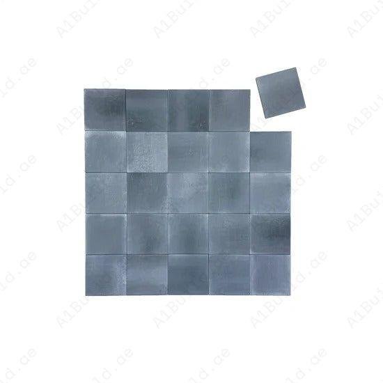Dark Steel Gray Matte Porcelain Subway Artisanal Tile - Image 2