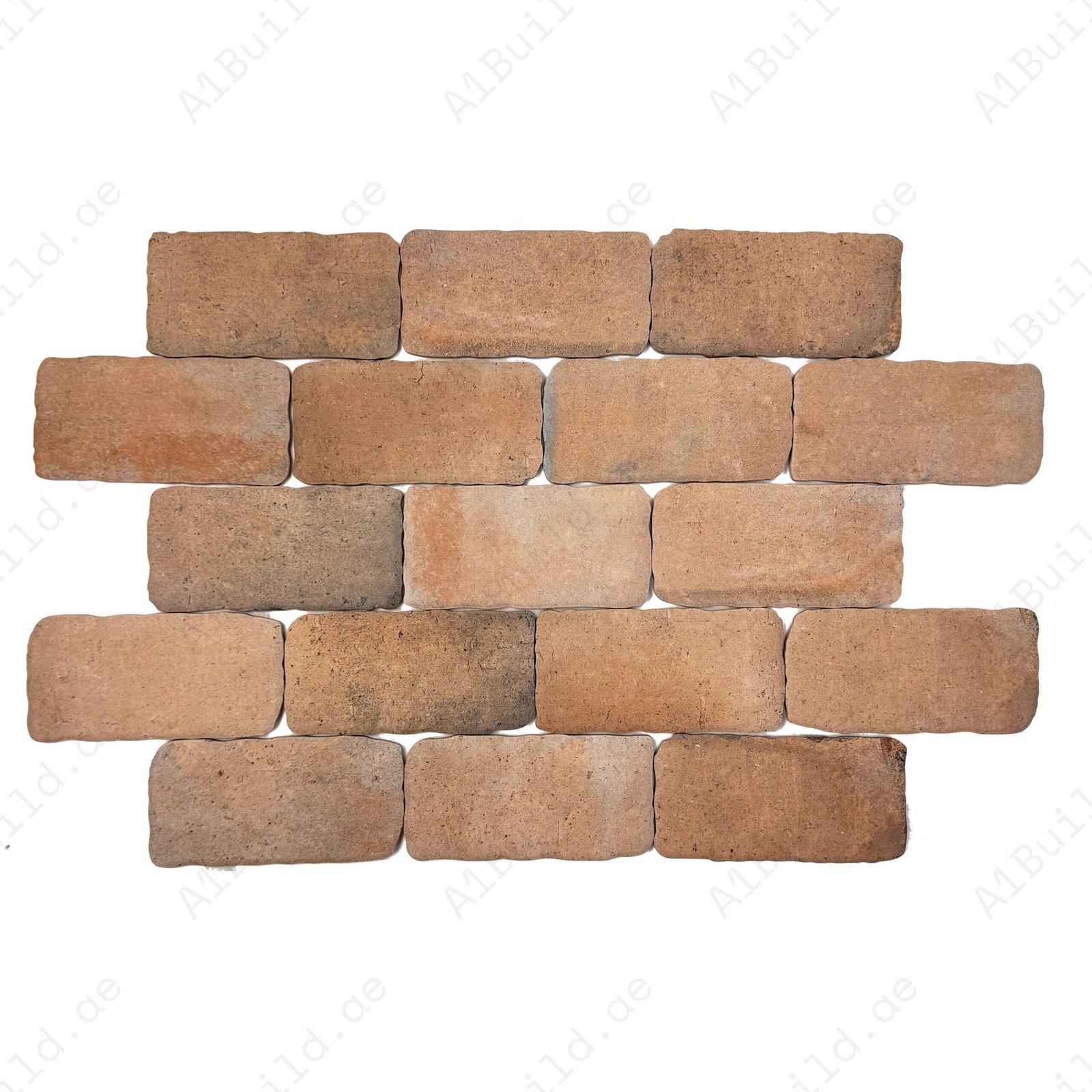Rust Brown Matte Porcelain Artisanal Tile - Image 2