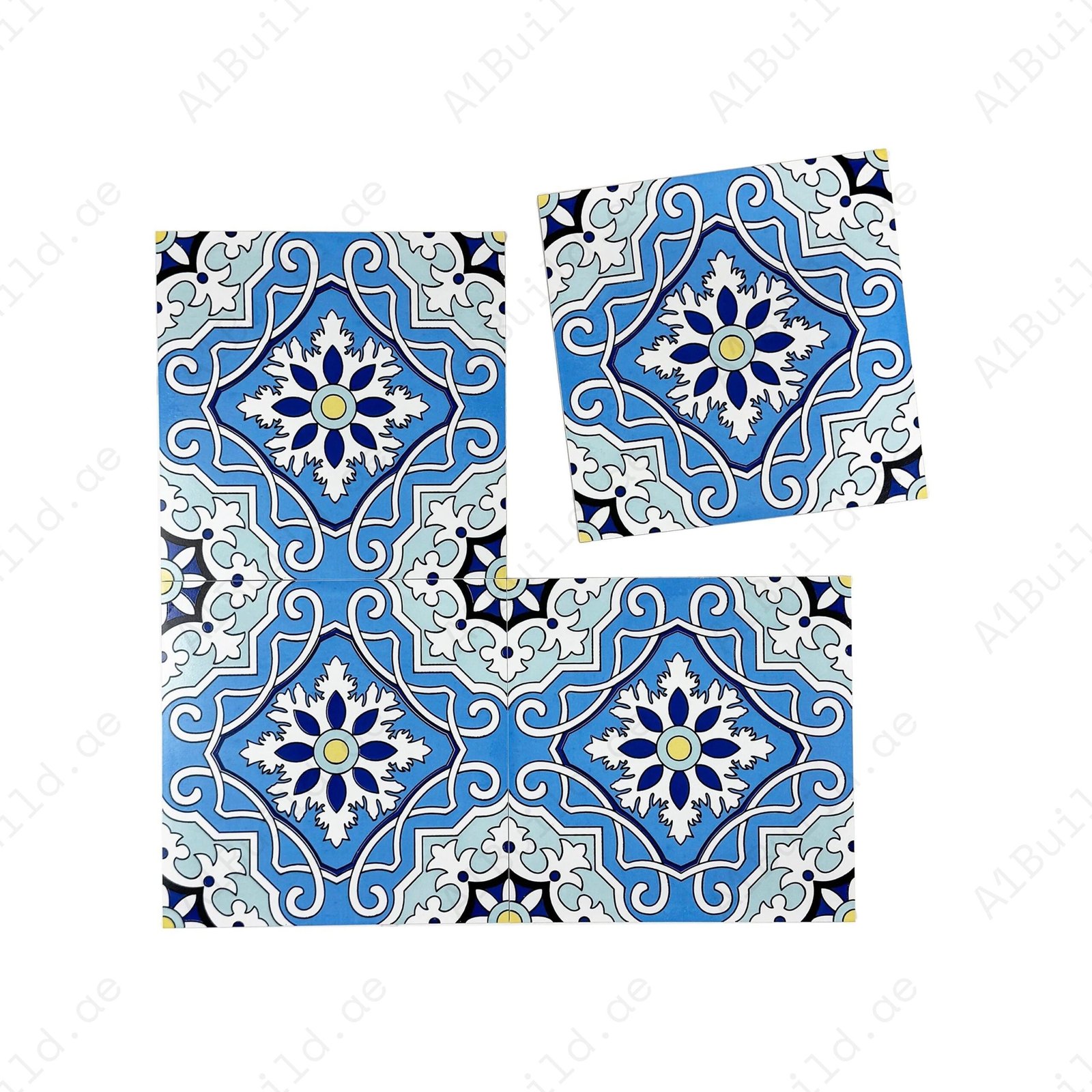 Sahara Splendor Moroccan Style Matte Ceramic Tile Pattern 314 - Image 2
