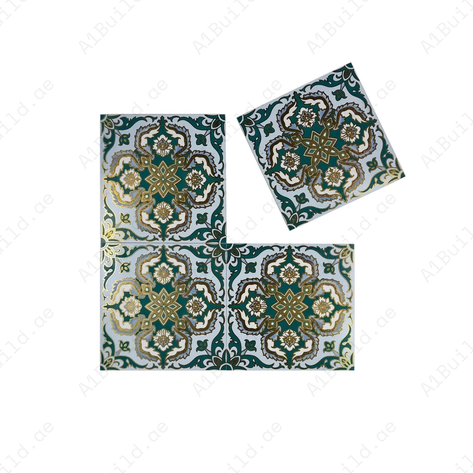 Sahara Splendor Series Moroccan Style Matte Ceramic Tile Pattern 323 - Image 2