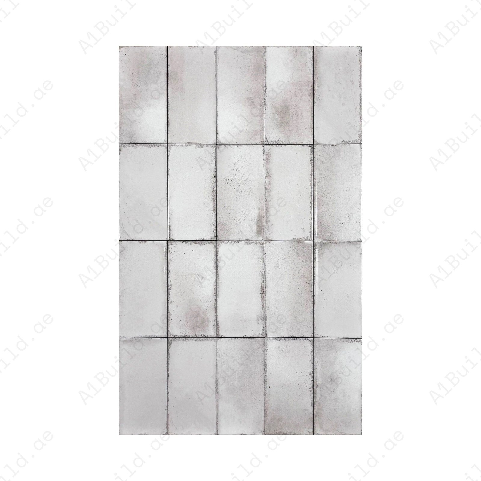 Sandy Beige Glossy Ceramic Artisanal Tile