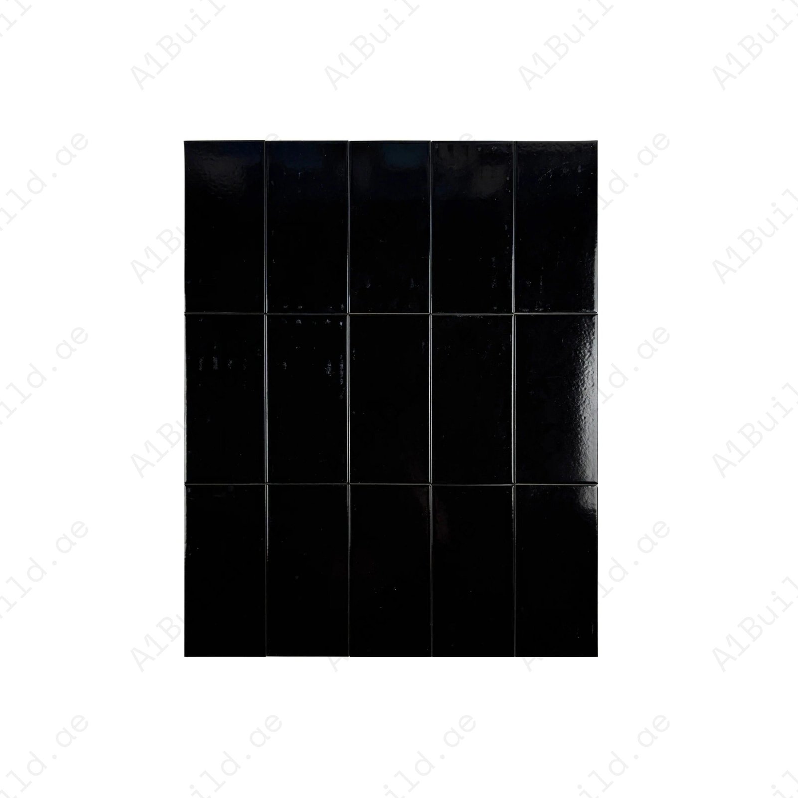 FINA Standard Pool Tile Series Black Glazed Porcelain Tile