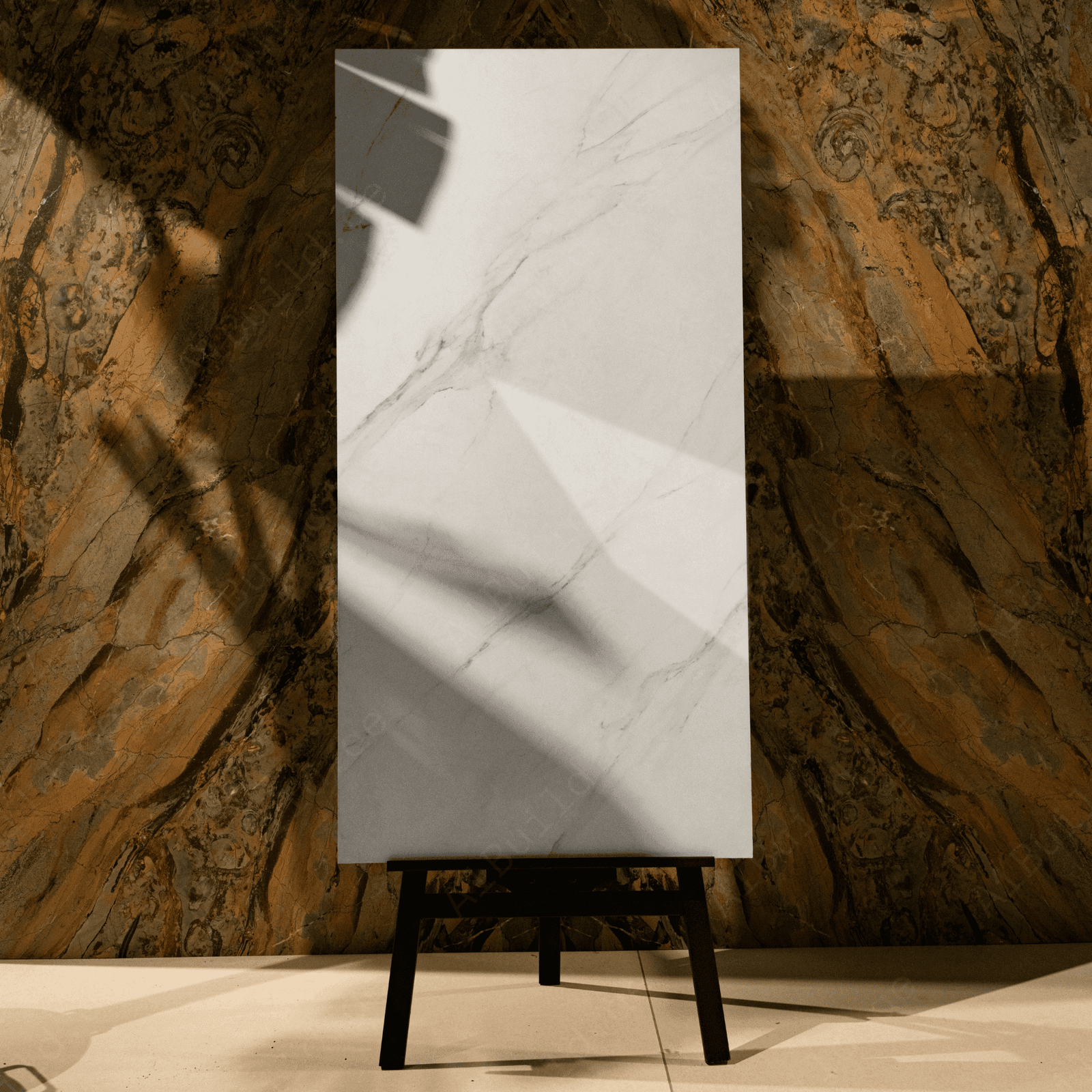 Keros Statuario (60X120cm 09mm Random Matt Finish Porcelain Indoor Floor & Wall Tiles) - Image 2