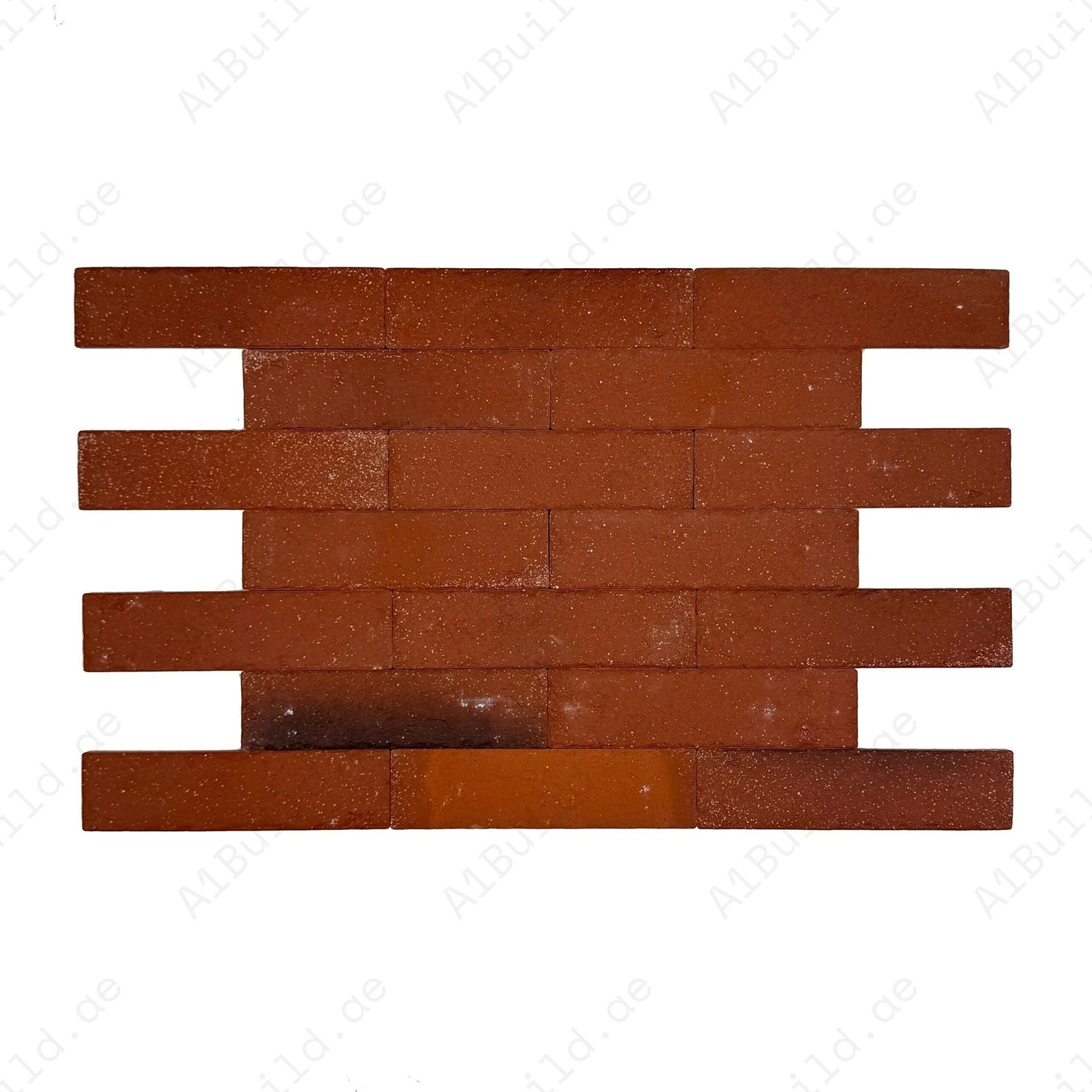 Florence Grace Maroon Red & Wine Red Mixed Ceramic Artificial Tile - Image 2