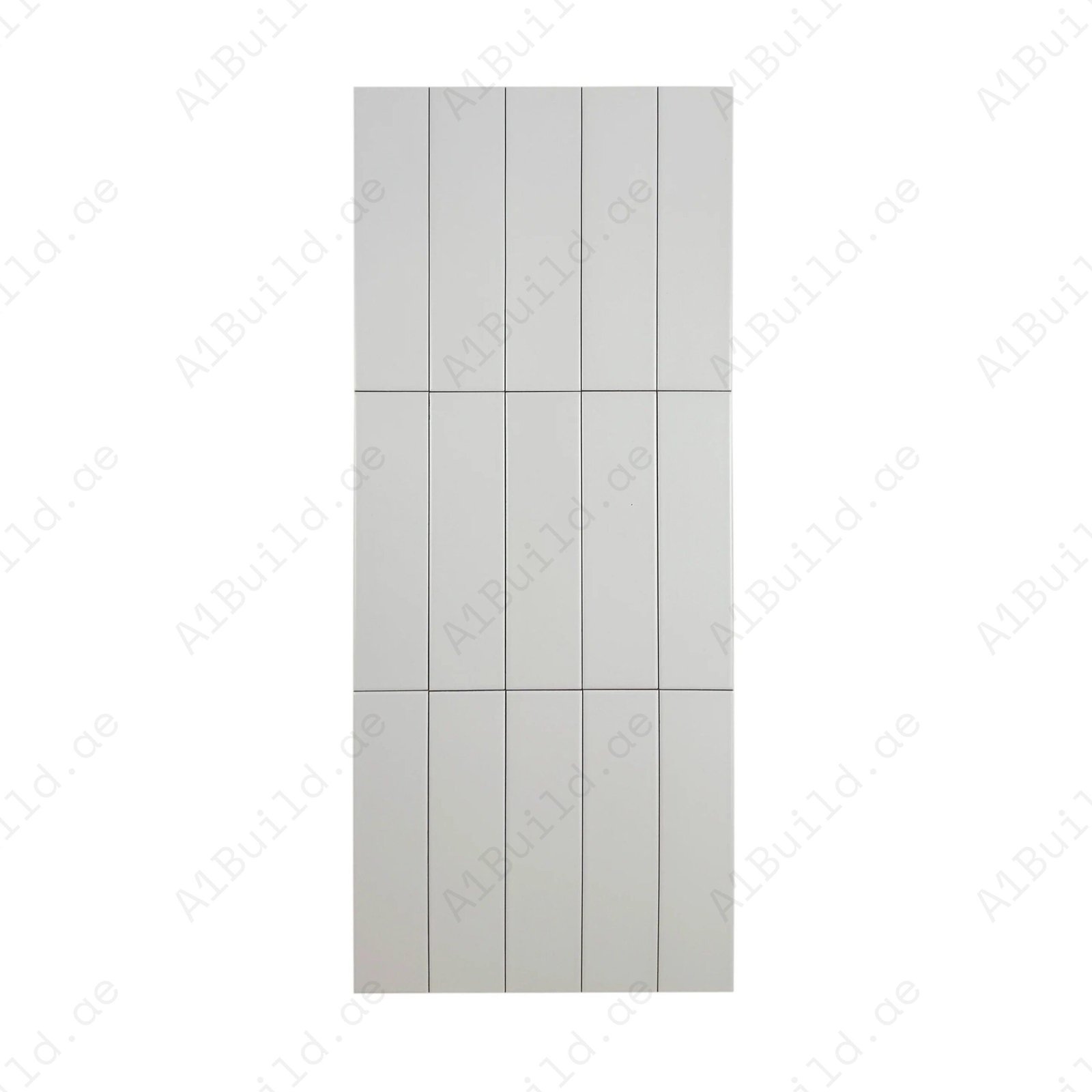 Urban Luxe Series White Glossy Flat Ceramic Tile