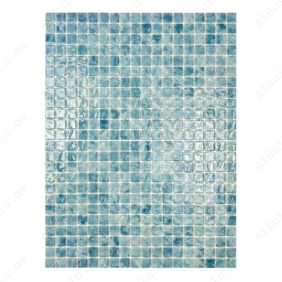 Spanish Mosaic Series Sky Blue Recycled Glass Mosaic