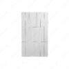 Soft White Matte Ceramic Artisanal Tile