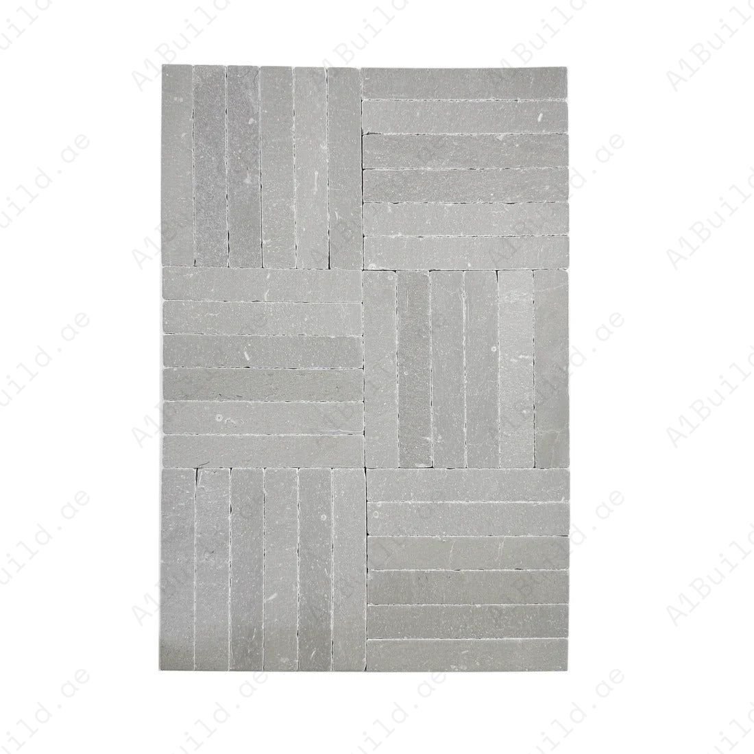 Verona Series Ace Grey Tumble & Brush Surface Marble Tile