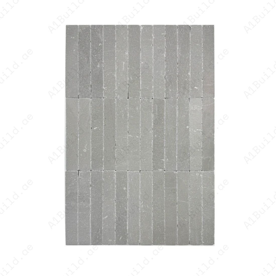 Verona Series Ace Grey Tumble & Brush Surface Marble Tile - Image 2