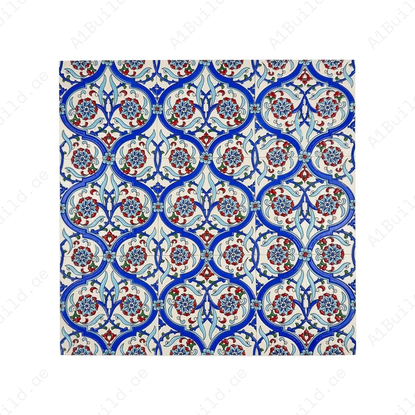 Royal Souk Series Moroccan Style Glossy Ceramic Tile Pattern 801