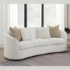 Leen 88.5'' Upholstered Sofa White
