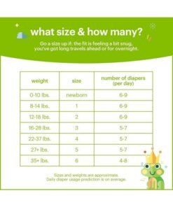 Babyganics Diapers Size 2 | Latex & Chlorine Free | Formulated with Seed Oil Blend | Maximum Leak Control | 30 Diapers