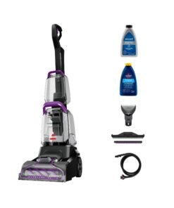 Bissell TurboClean PowerBrush 4085K – Carpet Cleaner with 4-Row Brushroll, Powerful Suction, 2.1m Hose & 10cm Stain Tool, Compact, Lightweight with Wash & Protect Pro Solution | 2-Year Warranty 600 W 4058K Purple