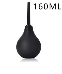 Enema Cleanser Feminine Hygiene Cleanser Enema Ball Syringe Black (160 ml)