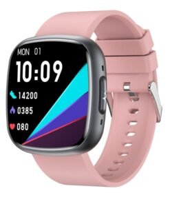 RollsTimi  Men's And Women's Watches Smartwatches Sports Watches Multiple Sports Modes Bluetooth Calling Health Monitoring IP68 Waterproof Ultra-Long Battery Life ET593 Pink