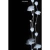 KROME Glass Door Refrigerator, 141L Gross / 90L Net Capacity, Direct Cool, Floral Design, R600a Refrigerant KR-RF141GG black