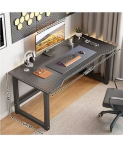 JCB CHIC Computer Desk Corner Desk Gaming Desk PC Table  with Large Monitor Shelf，Writing Study Table with USB charging,120*60*74cm E-sports Ergonomic Gaming Table Office table