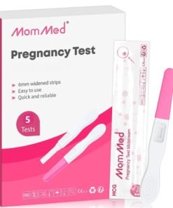 MomMed Pregnancy Test, 5 HCG Home Pregnancy Midstream Test, Accurately Detect Early Pregnancy, High Sensitivity Result for Women Home Testing