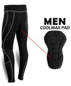 Alternative view of Spall Men'S Cycling Tights Coolmax Compression Padded Bicycle Bike Legging Trouser Pant