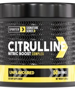 Sporter Citrulline Nitric Boost Complex – 200g | 4g Per Serving | Pure & Malate Blend | Unflavoured | Boosts Endurance & Recovery