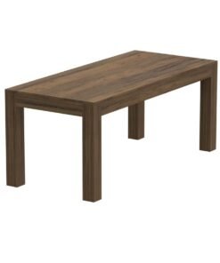 Mahmayi Modern Wooden 8-Seater Dining Table Only - Stylish Vintage Santa Fe Oak Finish for Kitchen, Dining Room, Living Room
